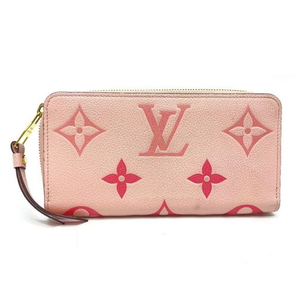 Louis Vuitton Handbags - LOUIS VUITTON M80403 Monogram Empreinte By the-Pool Zippy Wallet Pink